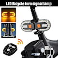 Miniatyrbilde 1 av 5: USB LED sykkel baklys, bremselys, blinklys, fjernkontroll ( )