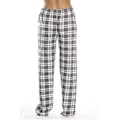 Pikkukuva 3 / 4: Naisten pyjamahousut taskuilla, pehmeät flanelliruudullinen pyjamahousut (XXL harmaa)