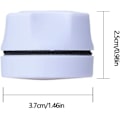 Miniatyrbillede 2 af 5: 3 stk. Akvarie Magnetisk Børste, Mini Magnetisk Alger Skraber Fisk