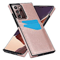 Miniatyrbild 2 av 4: Läderfodral för Samsung Galaxy Note20 Ultra (Roséguld)