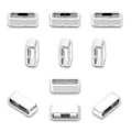 Miniatyrbilde 1 av 5: 10 stk. Klokkebåndsbeskytter Loop Ring Holder Fastgjøringsspenne for Garmin-Venu 2S (18 mm Hvit)