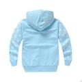 Miniatyrbillede 2 af 3: Børnepige Frozen Trykt Langærmet Hoodie Jakke Løstsiddende Hættetrøje Efterårsjakke (7-8 År Lyseblå)