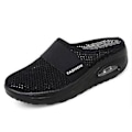 Miniatyrbild 1 av 5: Promenadskor Andningsbara Casual Mesh Slip on Walking Shoes (41 Svart)