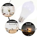 Miniatyrbilde 3 av 3: LED Sensor Lyspære 7W Sensor Lampe Pære E27 Skruebase Sensor Lyspære