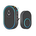 Miniatyrbillede 1 af 5: 433MHz Trådløs Dørklokke Smart Home Velkomst Chime LED Blinklys
