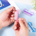 Miniatyrbild 5 av 5: Rosa, violett, blå - 3-pack nagelborste, handborste för nagelrengöring