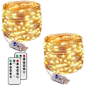 Pikkukuva 1 / 5: 2-osainen LED-valosarja 6 * 3 metriä 600 valoa, 8-tilainen USB, sopii
