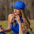 Miniatyrbillede 4 af 5: Unisex Justerbar Farverig Bomulds Baseball Cap - Hat med Skygge f