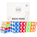 Miniatyrbilde 1 av 4: Rubiks kube magisk slange, 4 farger, 3 biter hver