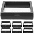 Miniatyrbillede 1 af 4: 12 stk. Flydende Smykkeramme Display Holder Stande 3D Mønt Display Case