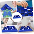 Miniatyrbild 5 av 5: （36x3x30CM）1 Interaktivt vändbart reversi-schackset Barns koncentrationsträningsleksak Kul schackleksak