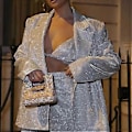 Miniatyrbillede 5 af 5: Ny Glitter Sequin Blazer Dragt Åben Frakke Jakke Damer Fest Udendørs Beklædning  hurtig(M )