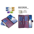 Miniatyrbillede 3 af 5: BF Style-19 Samsung Galaxy S24 Ultra Case Wallet PU Læder Stativ Telefon Cover