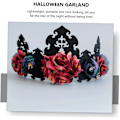 Miniatyrbillede 3 af 5: 1 stk. Rosehovedkrone til bryllup, Halloween, hårkrone, blomster Ti