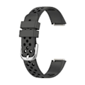 Miniatyrbillede 1 af 5: Til Fitbit Luxe Silikonrem (Antracit Sort Sort)