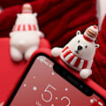 Miniatyrbillede 2 af 5: 1 stk. Sneende Juleetui til Apple iPhone 14 Pro Max 6,7\" Liqui