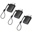 Miniatyrbillede 1 af 5: USB C til USB 3.0 Adapter (3-pak), USB-C til USB-A Hun OTG Adapter USB Typ