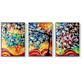 Miniatyrbillede 5 af 5: Wekity Lykke Træ Væghængt Canvas Print Poster, Enkel Abstrakt Akvarel Kunsttegning Dekoration til Hjemmet Stue Soveværelse Kontor og Børneværelse