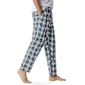 Miniatyrbilde 3 av 5: Rutete bomulls pyjamasbukser for menn/YY(S Blå.Hvit.Gul)