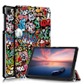 Miniatyrbillede 1 af 5: Etui til Samsung Galaxy Tab A7 lite 8.7\" - Slank beskyttende cover med stativ og automatisk dvale/vækning A7 Tab