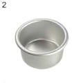 Miniatyrbilde 1 av 5: 2/4/6/8 Tommer Aluminium Legering Non-stick Rund Kakeform Pan Bakeutstyr Bakeverktøy(2 )