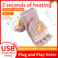 Miniatyrbilde 2 av 5: USB-oppvarmede hansker, elektriske oppvarmede hansker justerbar temperatur,