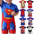 Miniatyrbild 1 av 3: Badkläder för barn, Superman, endelat, 3-11 år (Superman, 6-8 år)