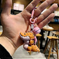 Miniatyrbillede 4 af 5: Krokodille Nøgleringe Tegneserie Nøgleringe Barndom Sød Krokodille Bilnøglekæde Vedhæng Til Piger Taske Nøglering Gave Orange -