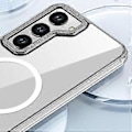 Pikkukuva 5 / 5: Läpinäkyvä kova suojakuori Magsafe langattomalle lataukselle, kirkas suojus Samsung Galaxy S23 Ultra Plus 5g:lle