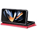 Miniatyrbild 4 av 5: AZNS Plånboksfodral i PU-läder för Samsung Galaxy Z Fold5 5G, Flip Folio Stativ Telefonfodral (Stil C)