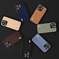 Miniatyrbilde 5 av 5: ABEEL Karbonfiber Teksturdeksel for iPhone 15 Plus (Lyseblå)