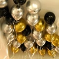 Miniatyrbillede 3 af 5: 50 stk. balloner metallisk krom 12 tommer skinnende helium fest latex B