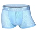 Pikkukuva 5 / 5: Fianao Ultra Thin Solid Color Breathable Mesh U Convex Boxers Alushortsit Miesten Alusvaatteet (XL Tummansininen)