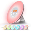 Miniatyrbillede 1 af 5: Radiovækkeur Lys Sengebordslampe Vækkeur LED Lys Touch