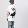 Miniatyrbillede 5 af 5: Sort, brysttaske til kvinder, ny casual og enkel crossbody taske f