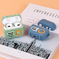 Miniatyrbild 4 av 5: (Grön) Fodral Kompatibelt med AirPods 3:e Generation 2021, Retro Radio Design