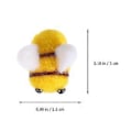 Miniatyrbild 3 av 3: 25 st Wool Felt Bina Dekorationer Söta DIY Bi-hantverk Kläder Hatt Tillbehör
