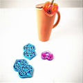 Miniatyrbillede 2 af 5: Sugerrør Dekorationer Epoxy Resin Form Silikoneform DIY Håndværk Smykker Støbeværktøjer