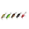Miniatyrbilde 4 av 5: 5 stk. Minnow Hard Lures Bass Bait Crankbait med kroker Fiskesett Tilbehør