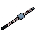 Miniatyrbilde 5 av 5: To-fargets silikon armbånd for Fitbit Versa 3