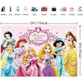 Miniatyrbilde 2 av 5: 5x3 fot Rosa Baby Shower Bakgrunn Jente 1 årsdag Fotobakgrunn Prinsesse Bursdagsfest Tilbehør Borddekorasjon Banner Bakgrunner