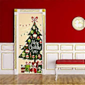 Miniatyrbild 3 av 5: Kreativa juldörrdekaler Julgran Sovrum Arbetsrum Badrum Dörr Väggdekaler