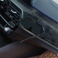 Miniatyrbillede 4 af 5: Solbriller Opbevaringsboks til Bil og Solskærm Klips Brilleholder, Læder Bil Solbriller Etui Holder Bil