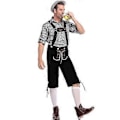 Miniatyrbillede 5 af 5: Mr. Oktoberfest Kostume - Voksen Large - InCharacter Bayersk Mand Voksen Kostume (S Sort)