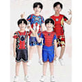 Miniatyrbillede 1 af 4: Spider-Man, Iron Man, Captain America Børne Shortsæt med Korte Ærmer Z (130cm Produkt 5)