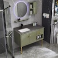 Miniatyrbillede 3 af 5: Møbelben i aluminiumlegering, justerbare L-formede bordben, pels