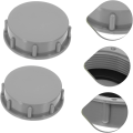 Miniatyrbilde 4 av 5: 6 stk 45mm VVS Avløpsdeksel Rørdeksel Plugg Under Vask Fleksibelt Rør Under Vask Rørtilbehør