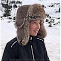 Miniatyrbillede 3 af 5: Taslan Ushanka Trapper Hat - Faux Pelsforet Russisk Stil Varm Vinterhue (Jujube farve)