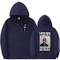 Miniatyrbild 3 av 3: Cactus Jack Hoodie Herr Dam Dubbelsidigt Logotryck LOOK MOM I CAN FLY Travis Scott Hoodies Unisex Mode Hip Hop Streetwear -NMAOV(XL Z0897*black)