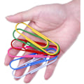 Miniatyrbillede 4 af 4: 24 stk. Ekstra store papirclips Multifarvede Jumbo-coatede papirclips Mega store papirclips